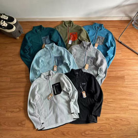 Patagonia Breathable Half-Zip Stand-Up Collar Athletic Base Layer-5605  